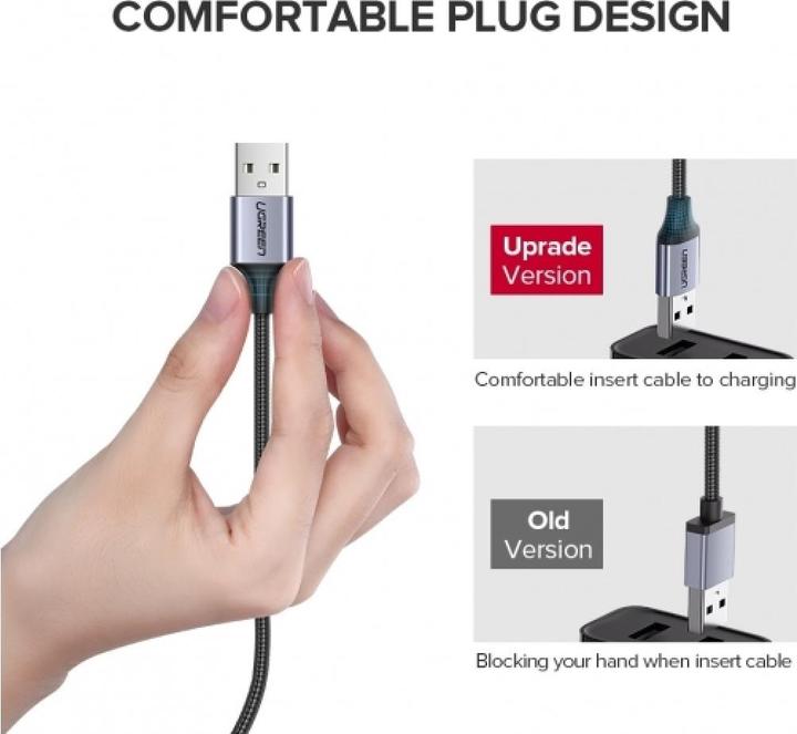 Productafbeelding Ugreen Micro USB naar USB-A 2.0 kabel (2 m, USB 2.0)
