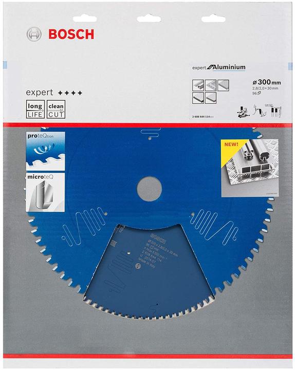 Produktbild Bosch Professional Zubehör Kreissägeblatt Expert for Aluminium, 260 x 30 x 2,8 mm, 80