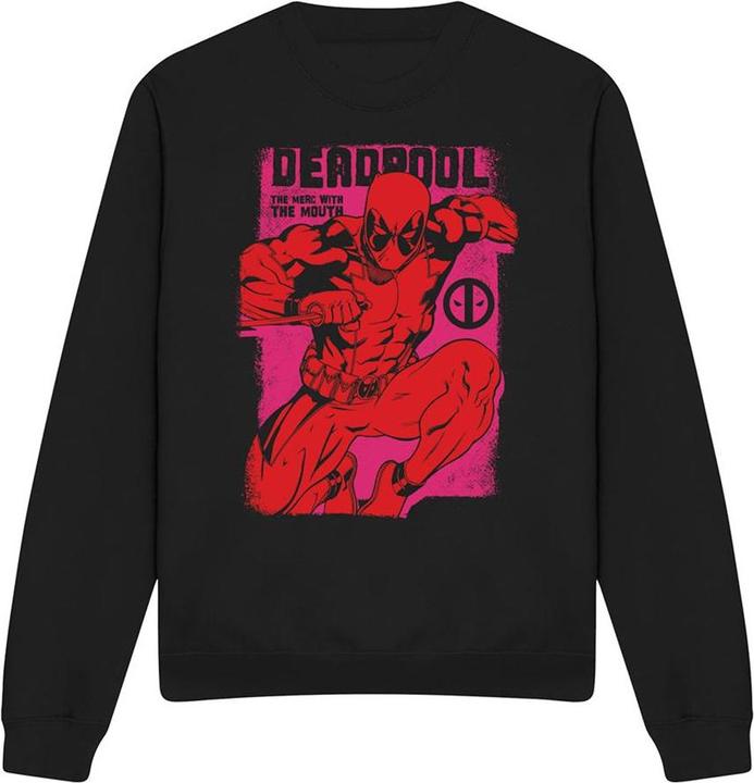 Produktbild Deadpool Merc With A Mouth Attack Sweatshirt (S)