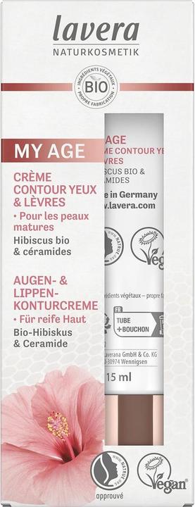 Image du produit Lavera My Age Aug Lippenk Cr re Hau 15ml (Crème pour les yeux, 15 ml, Jour + nuit)