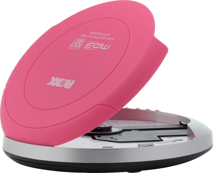 Produktbild Roxx PCD 501 pink Tragbarer CD-Player CD, CD-R, CD-RW, MP3 Pink, Silber