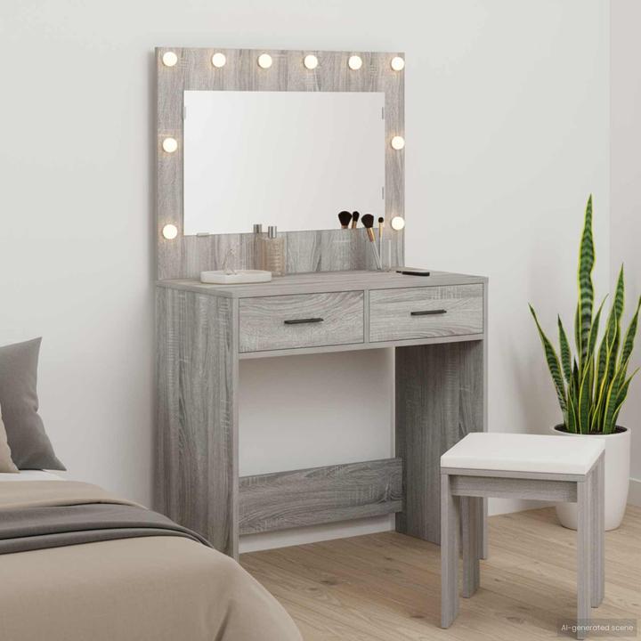 Actual product image vidaXL Schminktisch (41 x 41 x 135 cm)
