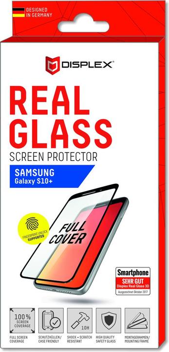 Produktbild Displex Real Glass, Full Cover Panzerglas (1 Stück)