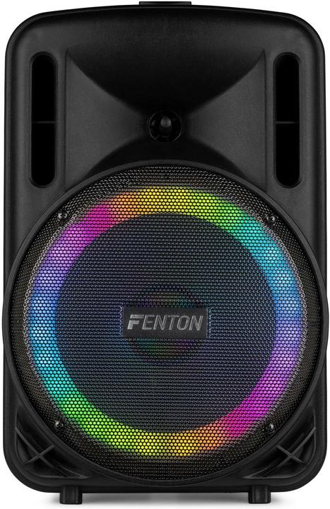 Immagine prodotto Fenton Speaker Bluetooth - FT10LED MK2 karaoke box met LEDâ€™s, accu en microfoon - Voor (Attivo)