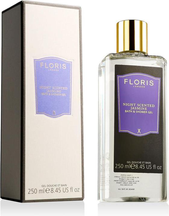 Actual product image Floris London Night Scented Jasmine Moisturising Bath and Shower Gel 250ml (250 ml)