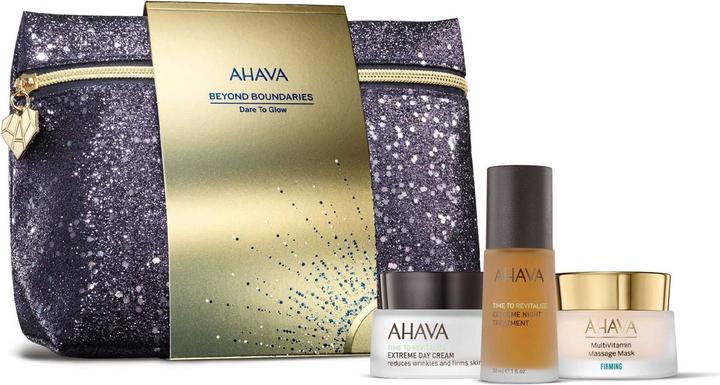 Image du produit Ahava Coffret Dare To Glow - Comprend le traitement de nuit extrême 1 Fl Oz (Kit de soins du visage)