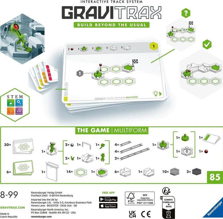 Image du produit Ravensburger GraviTrax GraviTrax The Game Multiform - Jeu de logique pour les fans de course de billes, jouet de
