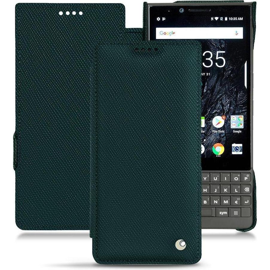 Noreve Lederschutzhülle horizontal (Blackberry KEY2), Smartphone Hülle, Rot