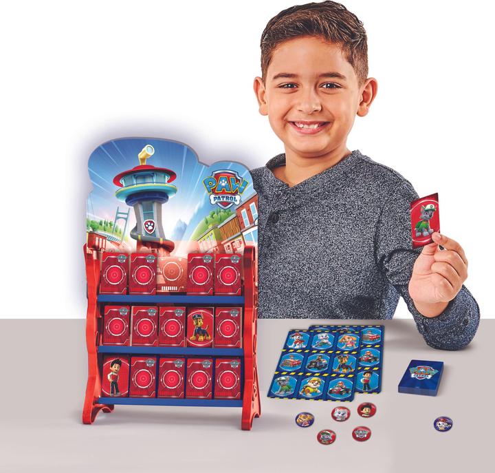 Immagine prodotto Spin Master PAW Patrol, Quartier generale dei giochi per bambini con dama, tris, memory, bingo, famiglie e gioch (Tedesco)