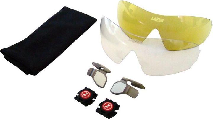 Produktbild Lazer Sport Magneto Revo-Brillen sind blau. Universell (LZR-OKL-MAG-CRBL) (Rauchblau, Rauchblau, Gelb-Blau-Spiegel, Klar)