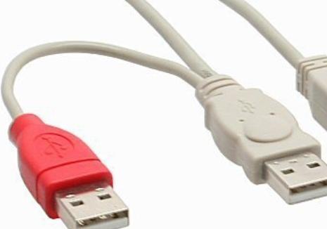 Image du produit InLine Câble de connexion en Y USB 2.0 (1 m, USB 2.0)