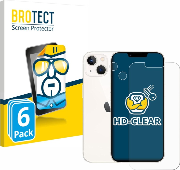 Image du produit BROTECT Protection Clair (6 pièce(s), Apple iPhone 13)