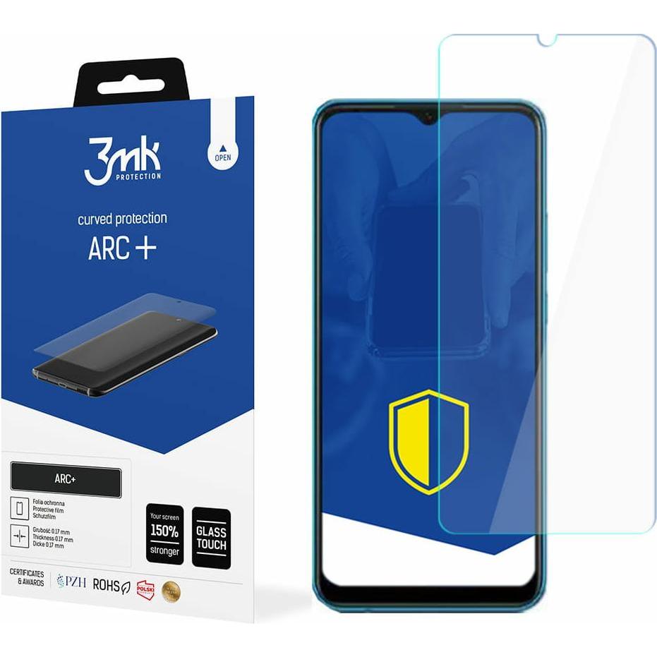 3MK Oppo A16k - ARC+ (1 Stück, Oppo A16K), Smartphone Schutzfolie