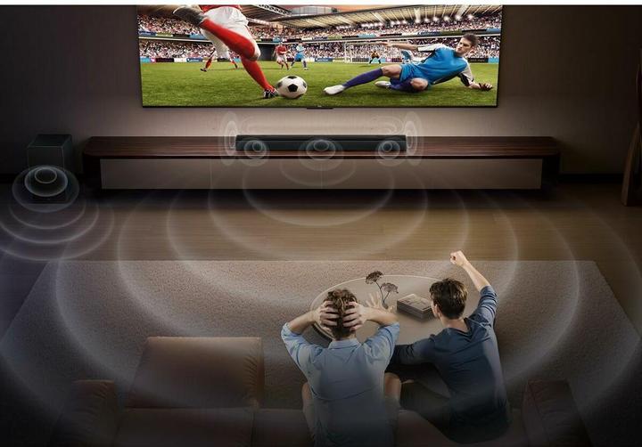 Actual product image TCL Q75H Q Class 5.1.2 Channel Sound Bar with Dolby Atmos, Ray Danz Technology, and Wireless Subwoofwer (620 W, 5.1.2 Channel)