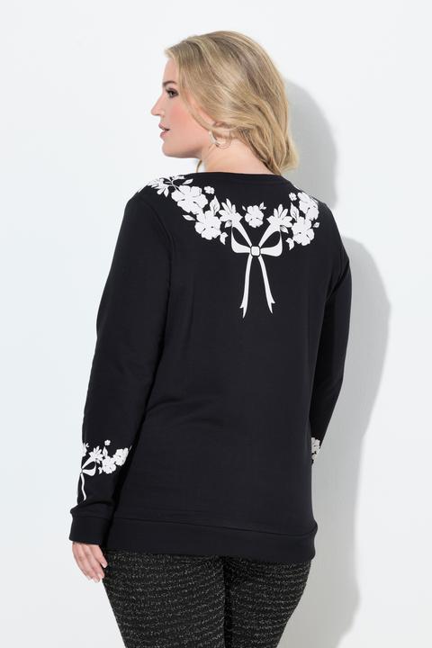 Produktbild Miamoda Sweatshirt, bequeme Passform, Schleifen-Muster (58)