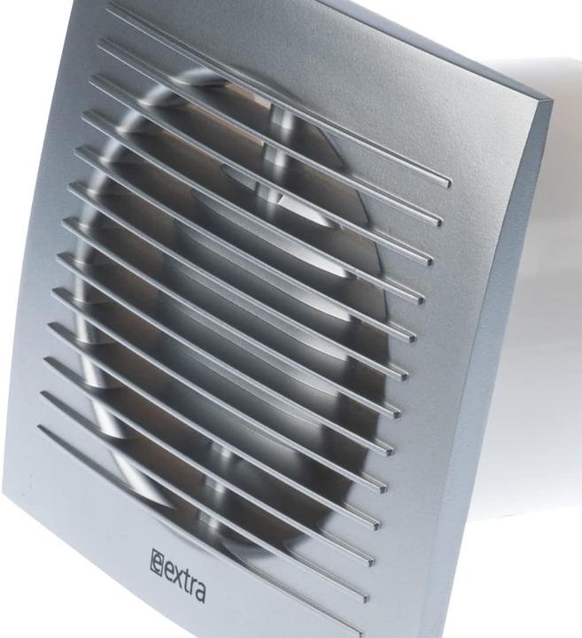 Produktbild Euro3plast 100mm Bad-Lüfter mit Feuchtesensor, Silber