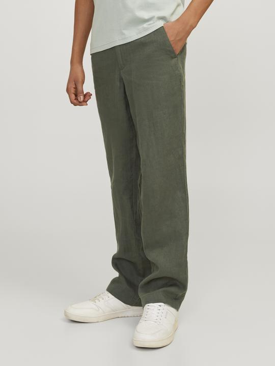 Actual product image Jack & Jones Jpstkarl Jjlawrence Linen Chino Sn Jnr (146)