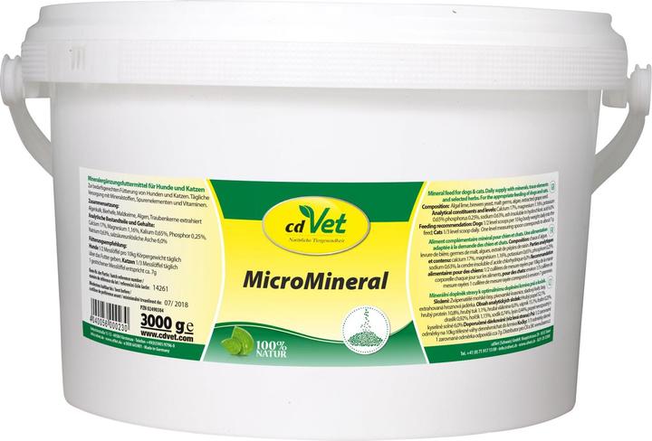 Produktbild cdVet Hunde-Nahrungsergänzung MicroMineral, Hund & Katze, 150 g (Senior, Adult, Junior, 1 Stk., 150 g)