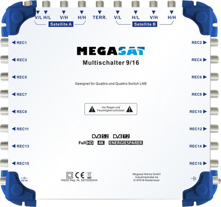 Actual product image Megasat multiswitch 9/16 (Multi switch)