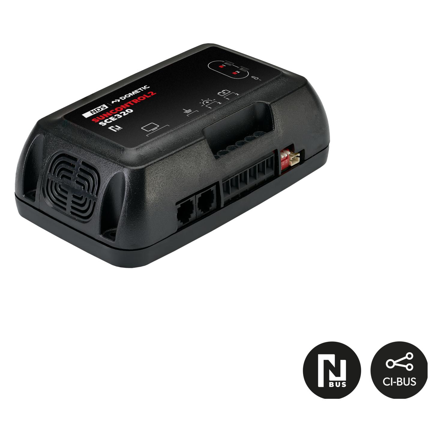Dometic Nds Solarregler SCE320, Lastregelaar, Zwart