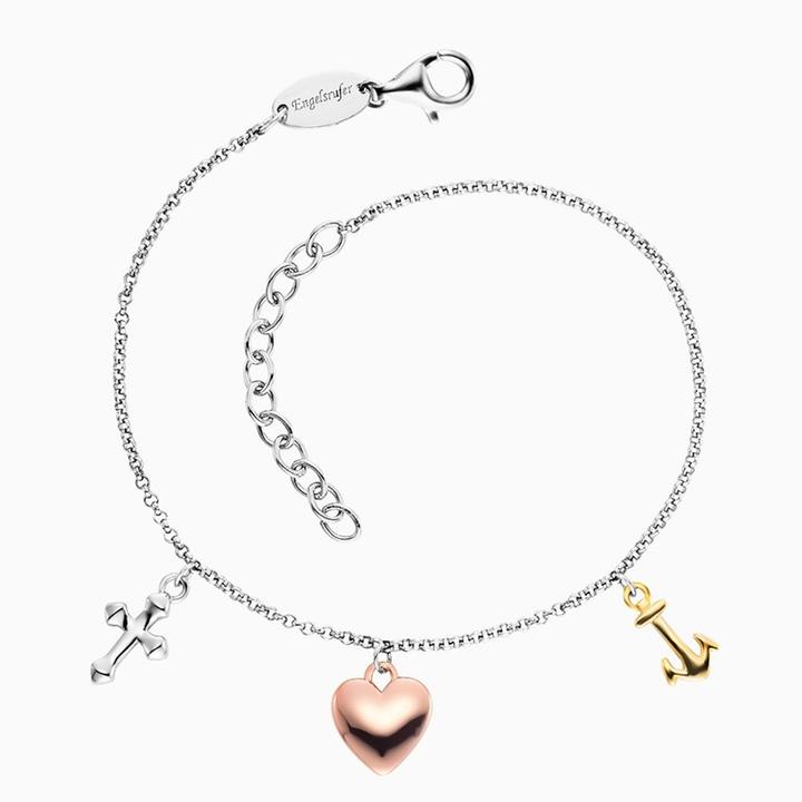 Produktbild Engelsrufer Glaube Liebe Hoffnung Armband (19.50 cm, 925er Silber)