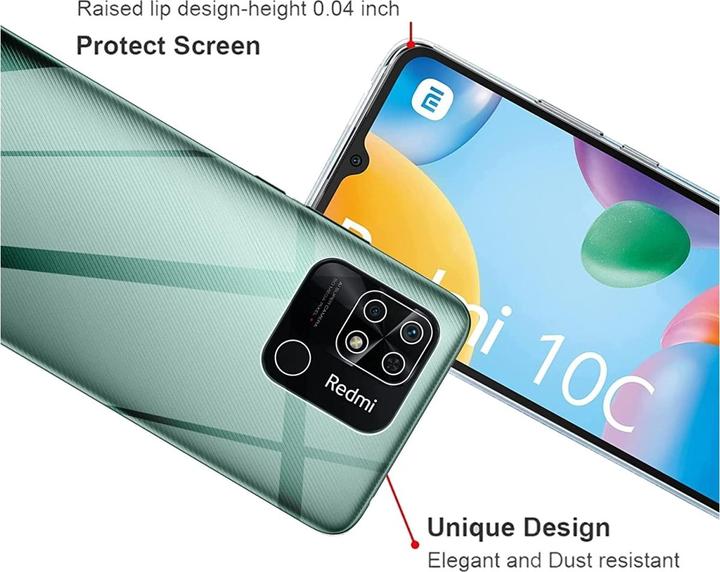 Actual product image Screenguard Xiaomi Redmi 10C Flexible TPU Clear Case (Xiaomi Redmi 10C)