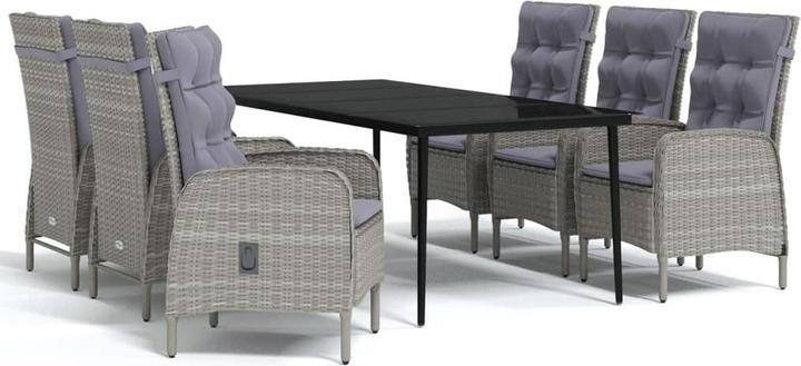 Produktbild vidaXL Garten Essgruppe (200 x 100 x 74 cm)