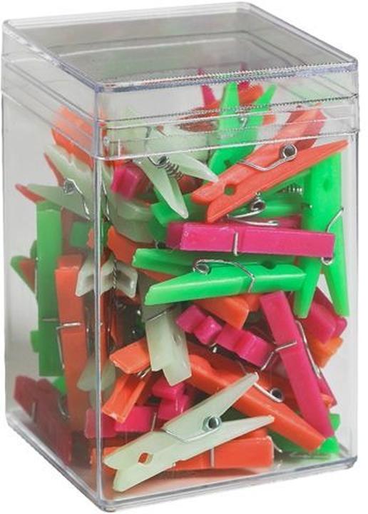 Actual product image Alco Mini clothes peg plastic 32mm assorted PU=60 pieces