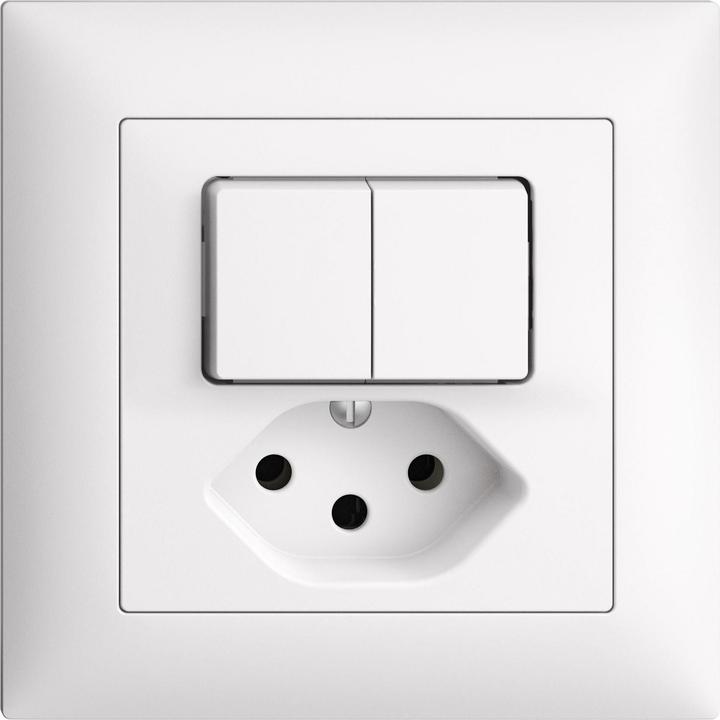 Actual product image Feller UP combination switch SCH1/3+3/1p.//T13 ws