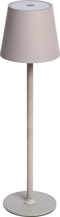 Produktbild Idena LED Tischleuchte Touch Metall grau 11x24/38cm Akku USB dimmbar 3 Modi Innen und Aussen