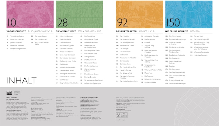 Immagine prodotto Die Geschichte der Welt in Karten (Tedesco, Derek Harvey., Peter Chrisp, Joel Levy, Sally Regan, Dr Kay Celtel, Filippo Wilkinson, Jeremy Harwood, David Summers, Simon Adams, Reg G. Grant, Philip Parker, 2024)