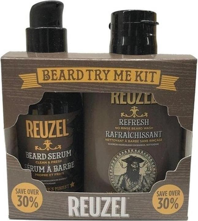 Produktbild Reuzel Beard Try Me Kit Bartpflege-Set - Bartöl & No Rinse Beard Wash (100 ml)