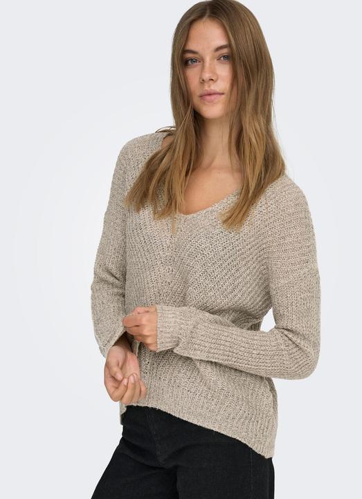 Actual product image JdY V-neck knit sweater (L)