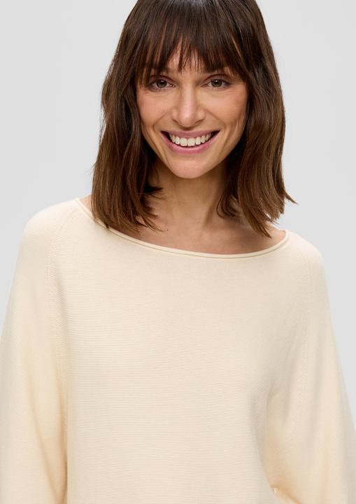 Actual product image s.Oliver Strickpullover Strickpullover mit weiten Ärmeln (40)