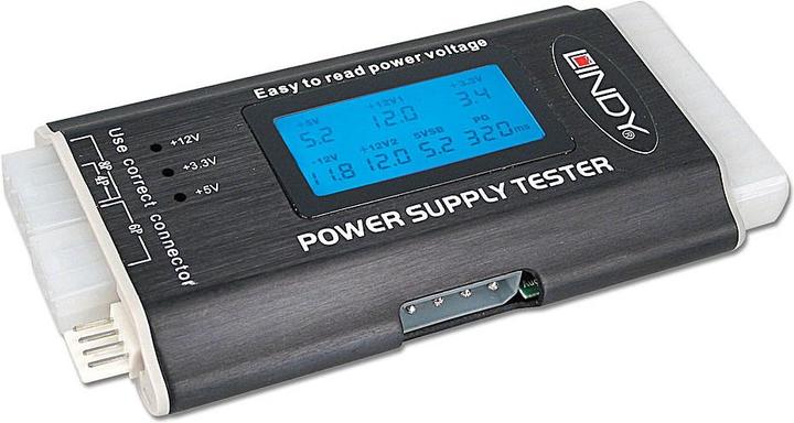 Produktbild Lindy ATX-Netzteiltester mit LCD-Display