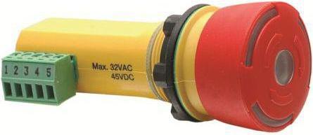 Actual product image ABB Emergency stop switch Ø 22.5mm Rotation release
