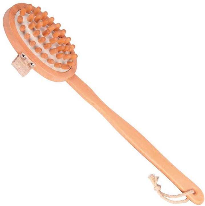 Actual product image Body Vital Cellulite brush with wooden knobs