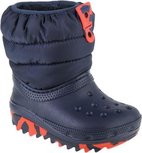 Crocs Classic Neo Puff Boot Infant 207683-410 Granatowe 24
