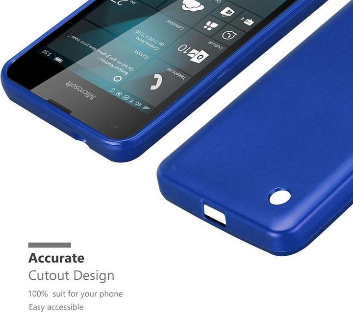 Image du produit Cadorabo Couverture métallique mate TPU (Microsoft Lumia 550)