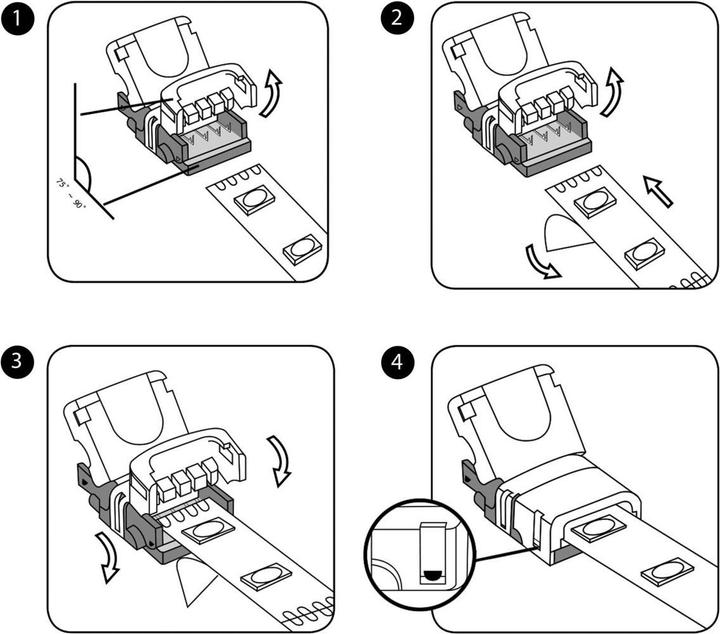 Actual product image Eurolite LED strip connector 5pin 12mm