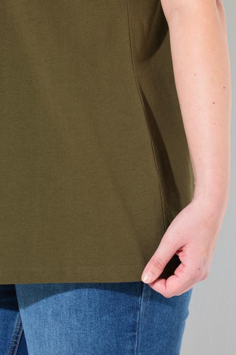 Produktbild Ulla Popken T-Shirts, 2er-Pack, V-Ausschnitt, Halbarm (50, 52)