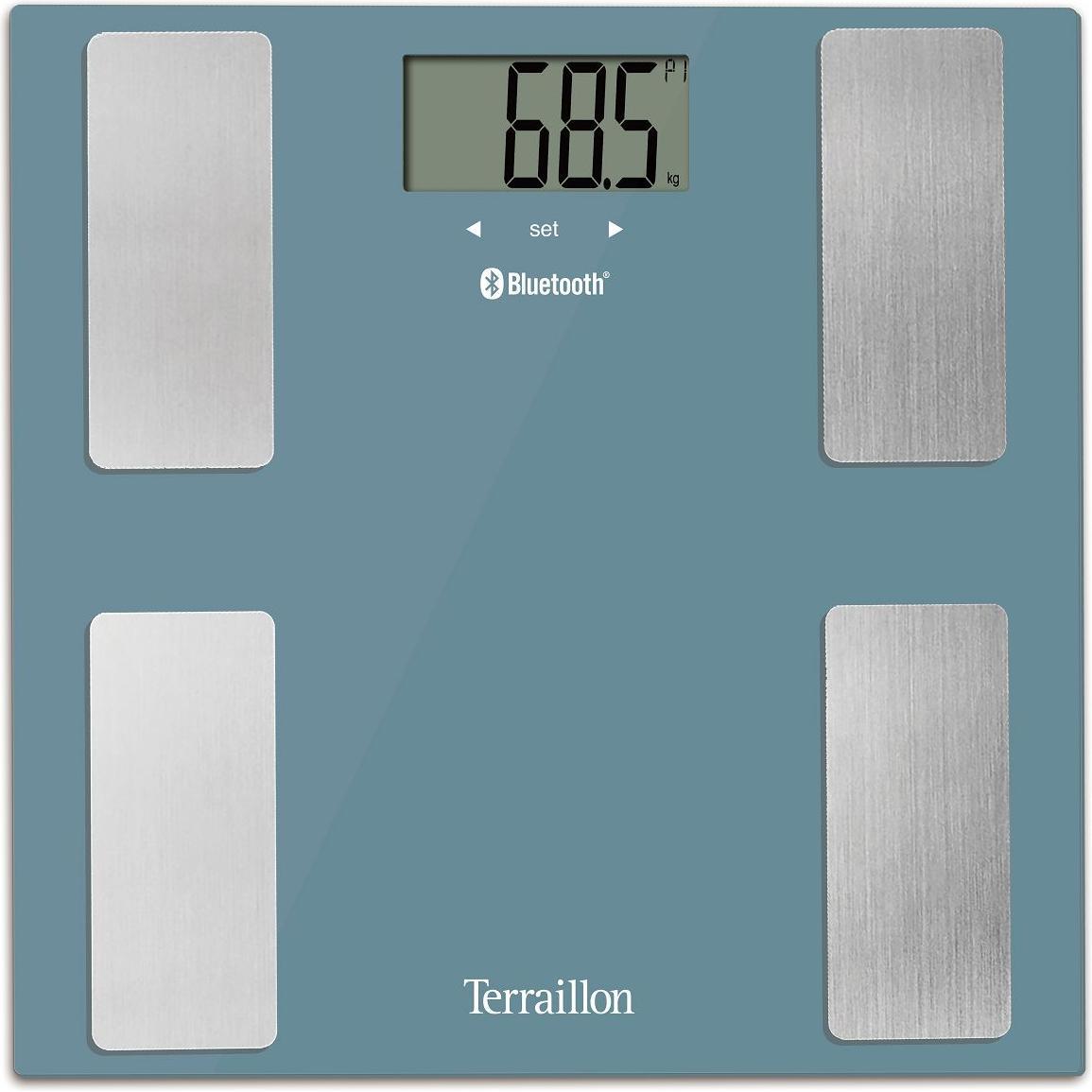 Terraillon, Bilancia pesapersone, Waga łazienkowa 14874 Smart Connect Blue personal scales and bod