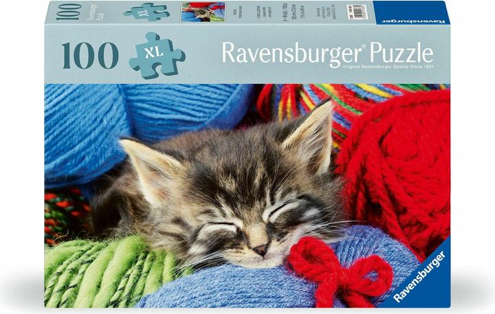 Ravensburger Puzzle 12001363 - Wollkätzchen - Puzzle für ältere Menschen und Senioren, mit 100 (100 Teile)