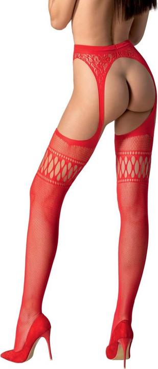 Image du produit Passion S026 Medias Con Liguero Rojo Talla Unica (Taille unique, Une unité par pack)
