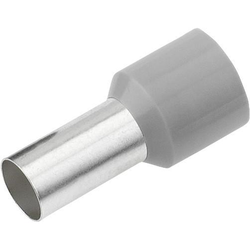 Cimco, Kabelverbindung, Aderendhülse 2.5 mm² 18 mm Teilisoliert Grau 18 1007 100 St.