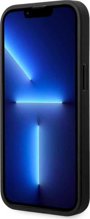Actual product image BMW Case BMHCP14L22NBCK iPhone 14 Pro 6.1" czarny/black Leather Carbon (Apple iPhone 14 Pro)