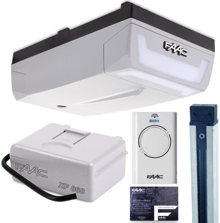 Immagine prodotto No Name Kit per porta da garage FAAC D600 con binario in Kevlar da 3 m in due parti