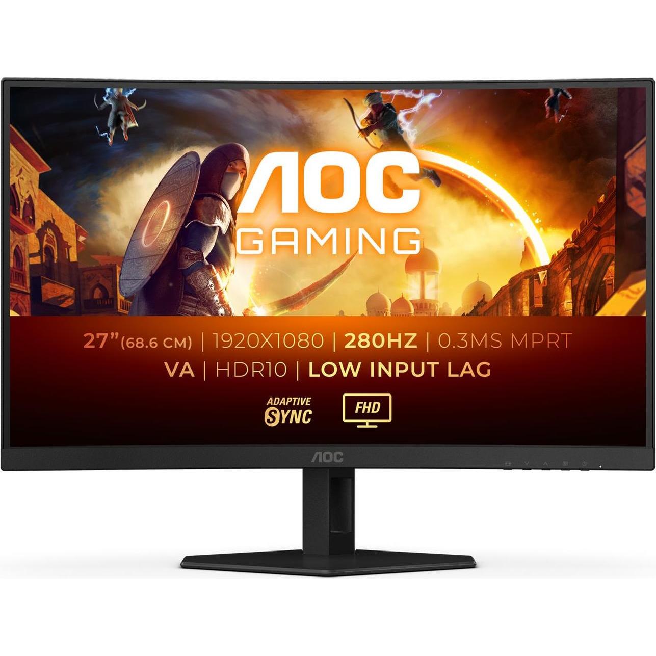 AOC C27G4ZXE (1920 x 1080 Pixel, 27"), Monitor, Schwarz