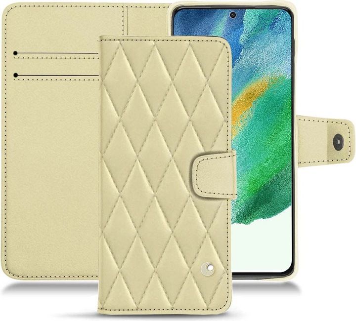 Noreve Lederschutzhülle Wallet (Samsung Galaxy S21 FE)