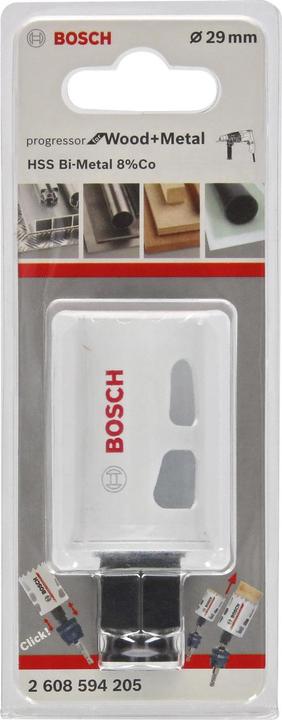 Image du produit Bosch Professional Zubehör Scie cloche Progressor for Wood and Metal, 29 mm (1 1)
